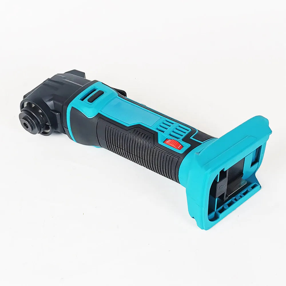 Lithium battery grass trimming machine with dual charging system and accessories in plastic case
