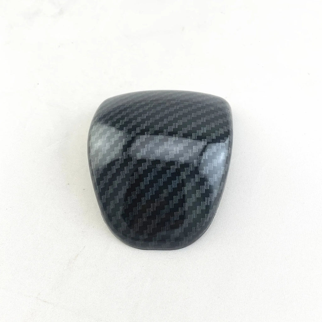 Smart RunK3 car interior gear stick cover in carbon fibre print
