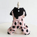 Couple-style dog clothes with lapel and shoulder strap in unisex cloth material