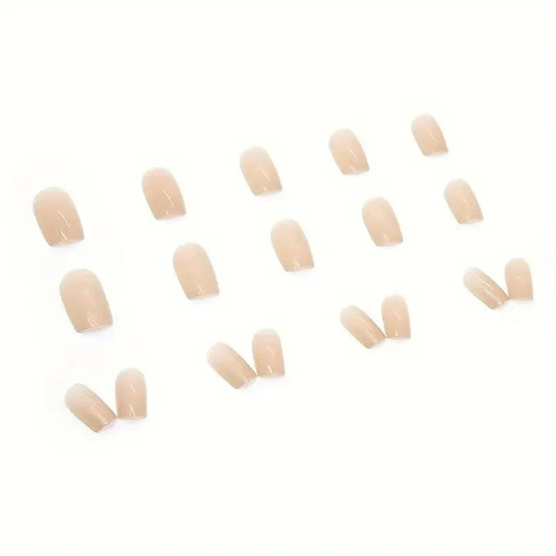 Solid colour nail art kit with cute style plastic designs in MY119 shade for ladies