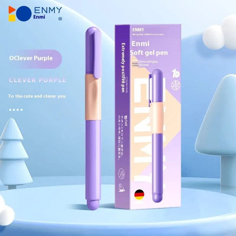 Student posture correction pen with plastic body and pressure-sensitive mechanism for handwriting improvement