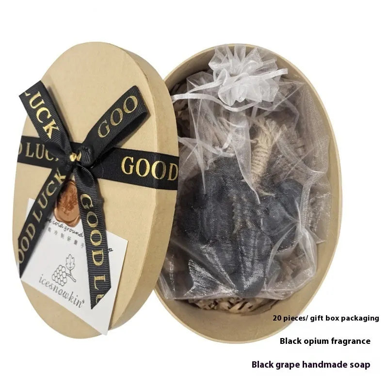 Handmade grape cleansing soap bars in 120g size with nourishing and oil controlling properties