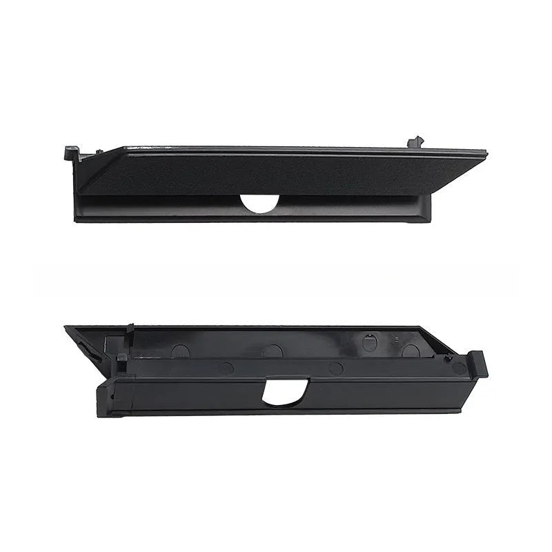 Black PS4 Pro hard drive bottom cover replacement part with mounting strip