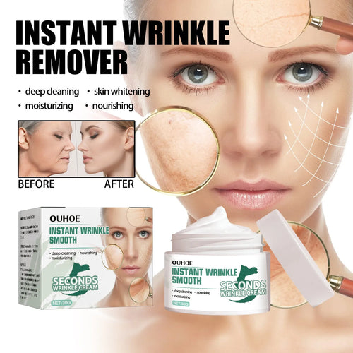 30g jar of anti-aging anti-wrinkle face cream with hydrating properties