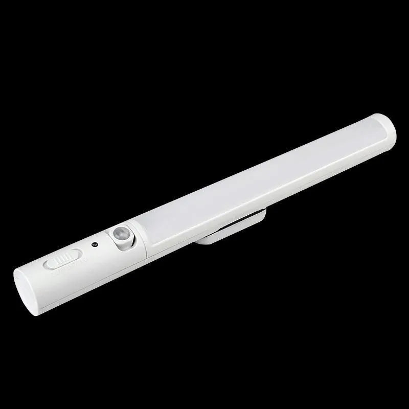 Human body induction LED cabinet wall light with magnetic mount and infrared sensor.
