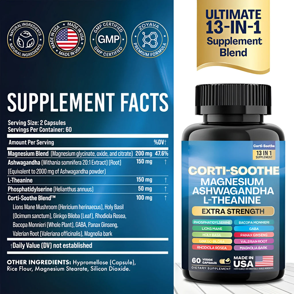 Bottle of 60 South African Drunken Eggplant Magnesium Capsules herbal extract supplement