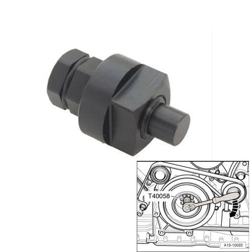 Aodi T40058 model crankshaft rotating sleeve automotive timing tool with adapter
