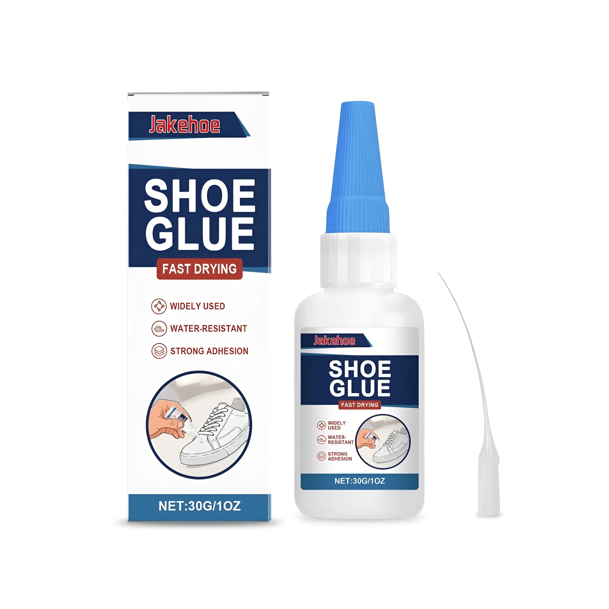 30g shoe repair adhesive bottle with dropper applicator for footwear repairs