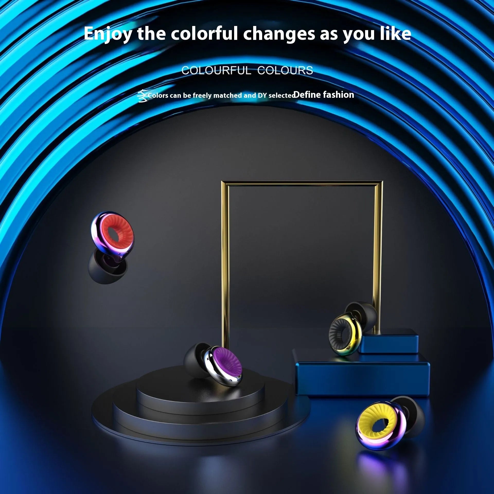 Noise reduction sleep earplugs in five colour options with storage case and spare ear caps