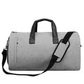 Medium oval travel bag with multiple internal compartments for wet-dry separation