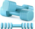 Detachable women's dumbbell set in choice of four colours with adjustable weight design