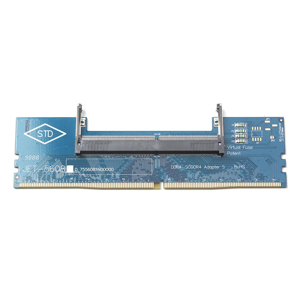 DDR4 laptop to desktop memory adapter card converting SO-DIMM to DIMM with ESD protection