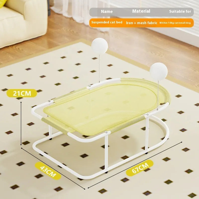Large breathable fabric pet kennel with bracket frame for cats and puppies