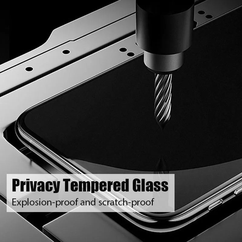 Anti-spy privacy screen protector for Xiaomi Poco and Redmi Note mobile phones
