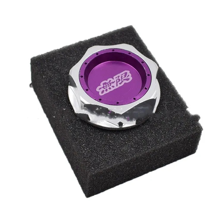 Aluminum alloy oil filter cap in six colour options for Honda models