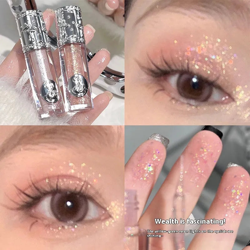 Ballet brand liquid eye shadow tube showing one of five colour options: Sakura Field, Doll Log, Butterfly Paradise, Nutcracker, or Pillow Fairy Tale.