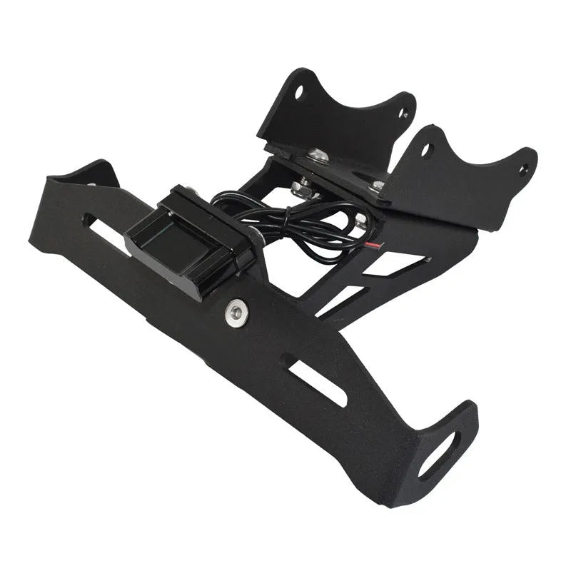 Black aluminium alloy Honda motorcycle short tail licence plate holder bracket