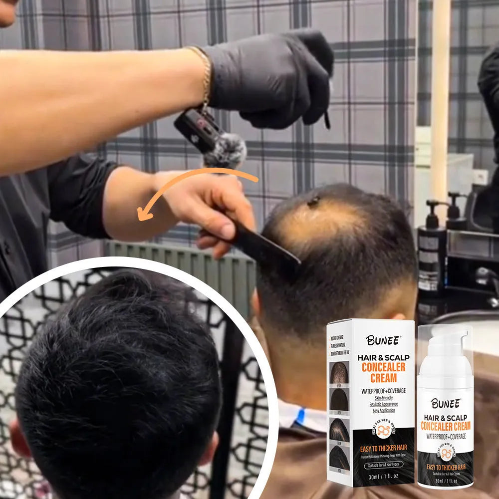 30 ml scalp concealer pomade for hair thinning coverage with coloured fibres
