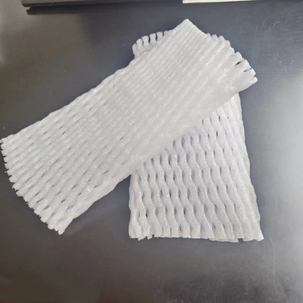 White foam fruit protective net for shockproof packaging in multiple sizes