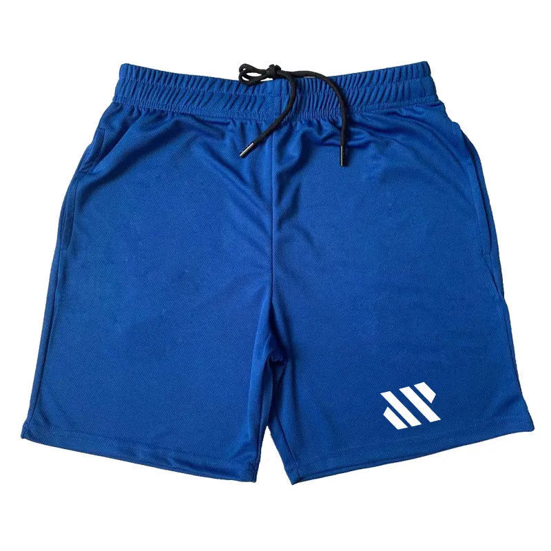 Metal silk fabric sports shorts in loose fit design available in nine colours for summer running