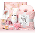 Aromatherapy candle soap bath gift set in modern simplicity plastic packaging