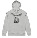 Hooded fleece-lined pullover sweater in loose fit for team uniforms