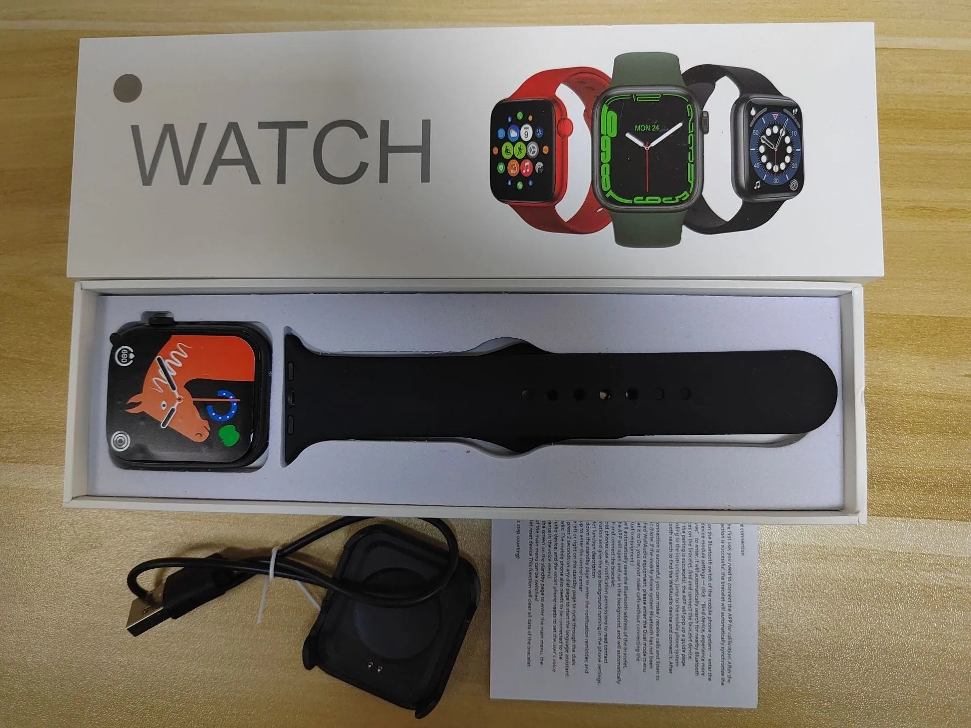 GT20 smart watch with alloy case and silicone band showing heart rate monitoring display