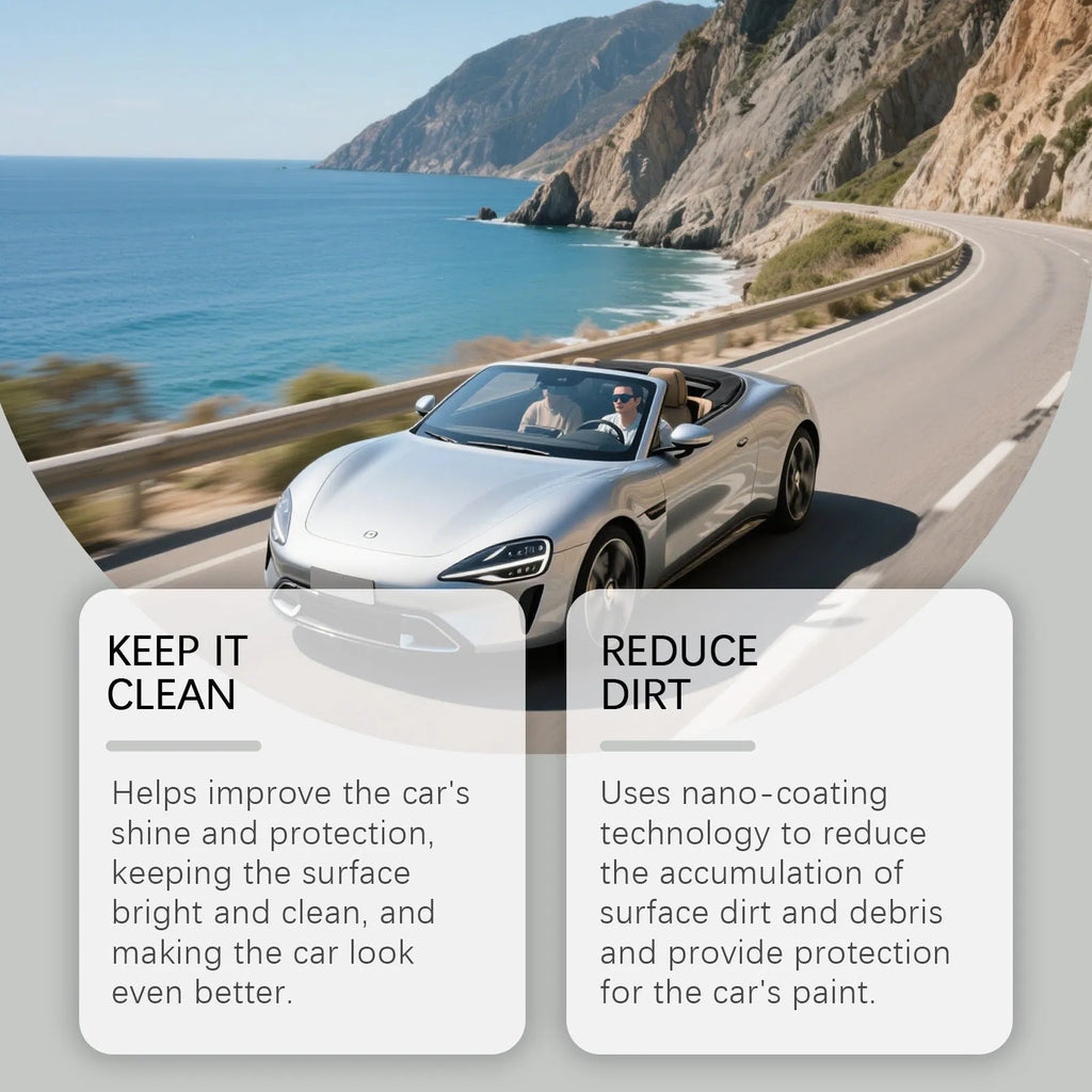 Ceramic coating spray bottle 120ml with anti-fading properties for vehicle maintenance