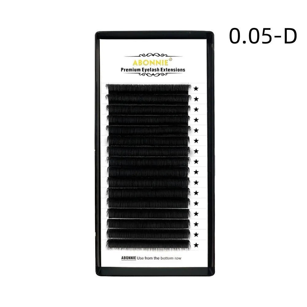 Close-up of dense 16-row false eyelashes with matte wool texture in mink hair, showing length options.