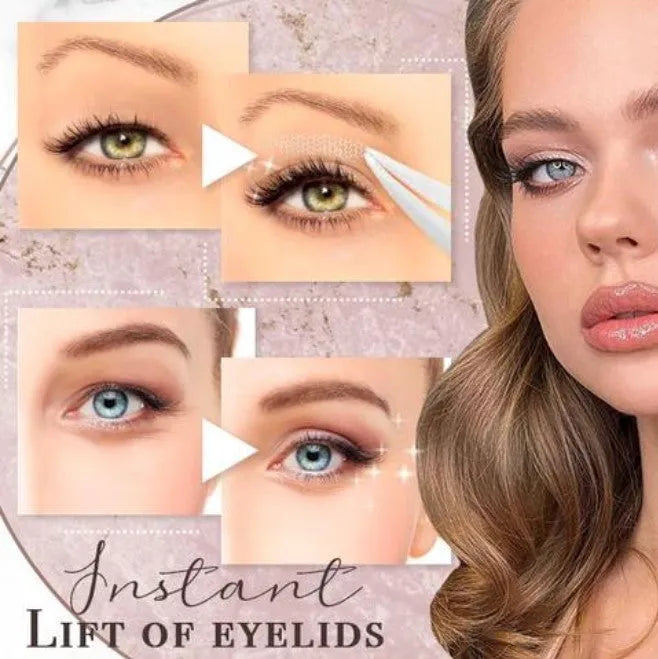 No Glue Eyelid Sticker in three sizes S M L made from non-woven fabric for adhesive-free eyelid support