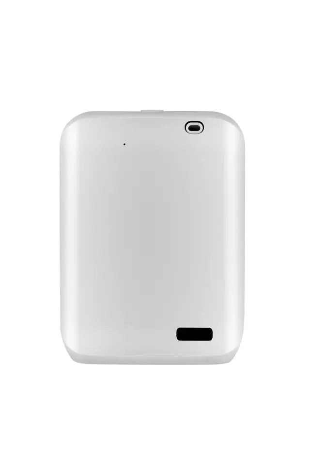 White smart wall mount essential oil diffuser with 150ml tank and app control on smartphone