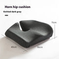 Memory foam office chair cushion measuring 36x40x11cm with lumbar support in grey colour options