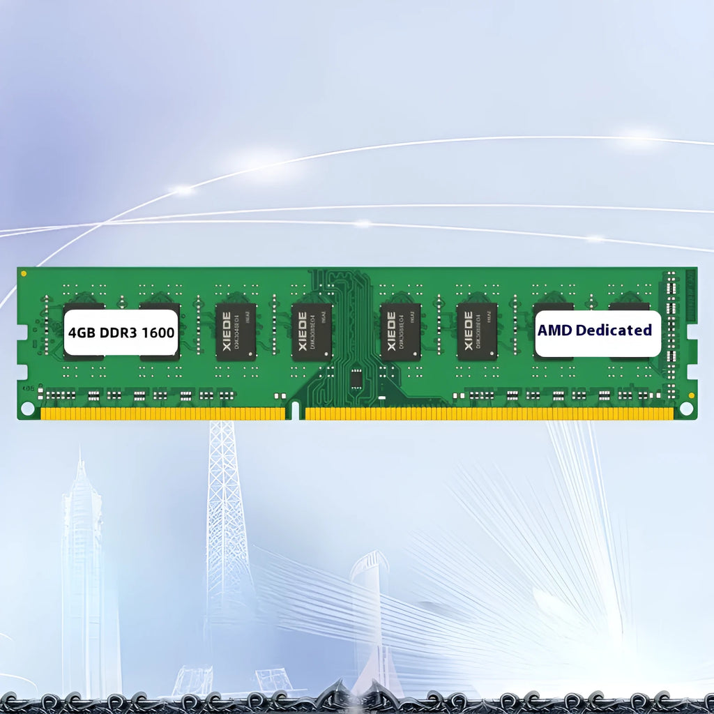 4GB DDR3 1600MHz desktop memory module for AMD system upgrades