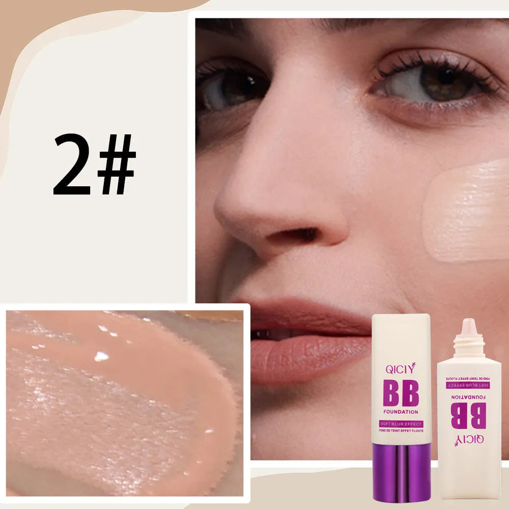 Feeding bottle packaging containing brightening liquid foundation concealer BB cream in 10 shade options