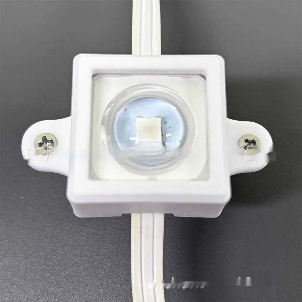 Small white plastic LED lampshade for fixed bracket light fixtures.