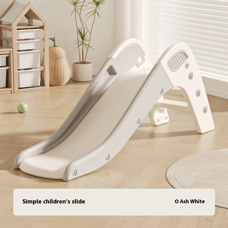 Small plastic baby slide in blue colour for toddlers under 3 years with crawling and coordination training