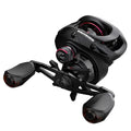 Drip wheel fishing reel kit with rod and line showing left and right hand wheel options