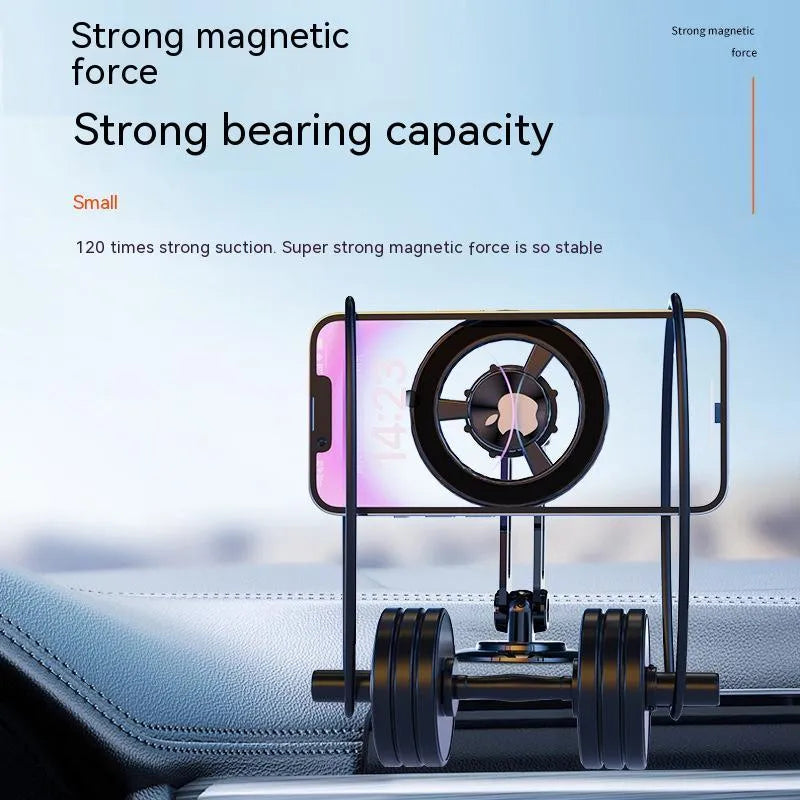 All-metal magnetic car phone holder with strong 2.3T magnet in four colour options