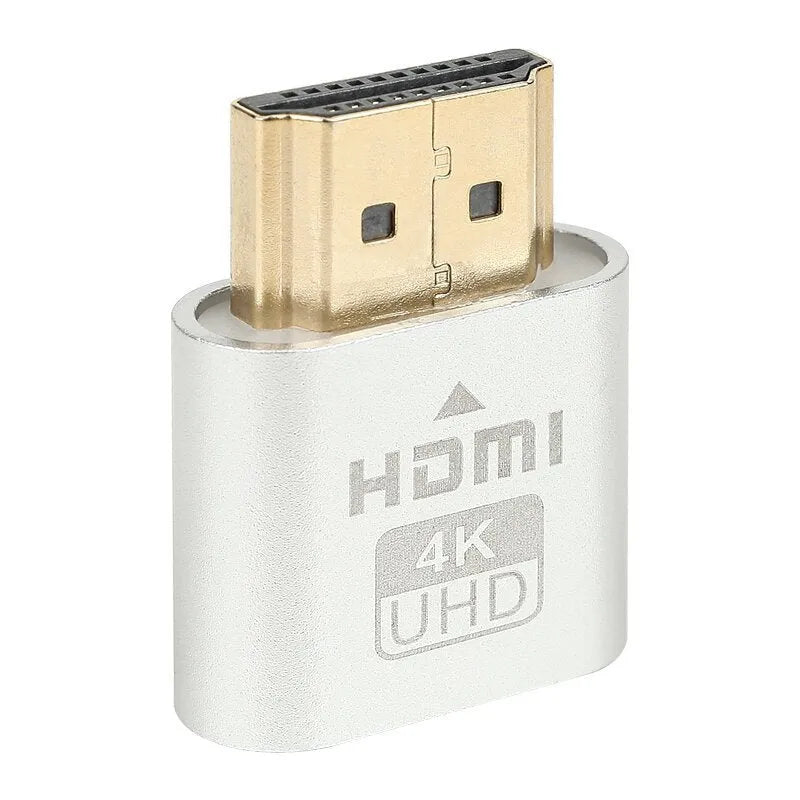 Graphics card HDMI virtual display adaptor with 26.5mm interface in multiple colour options