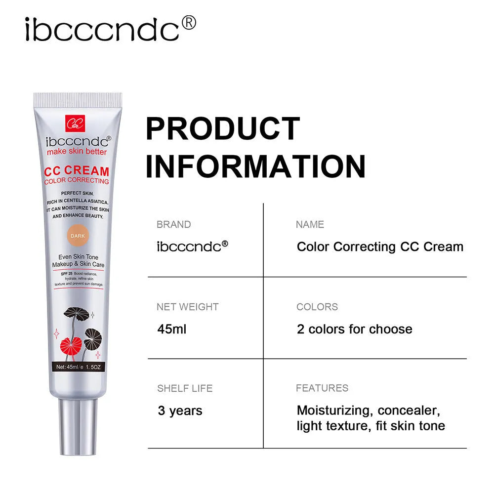 Erborian CC Cream tube with Centella Asiatica for colour correction in dark and light shades