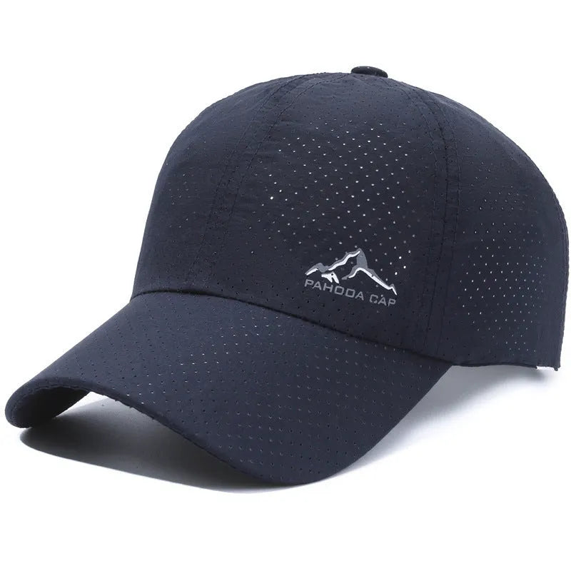 Korean style adjustable baseball cap in Army Green colour with a dome crown for summer sun protection.
