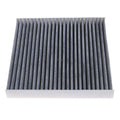 Grey grid-style air conditioning filter for Geely cars, dimensions 215x210x30mm