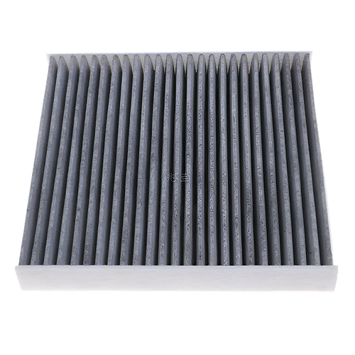 Grey grid-style air conditioning filter for Geely cars, dimensions 215x210x30mm