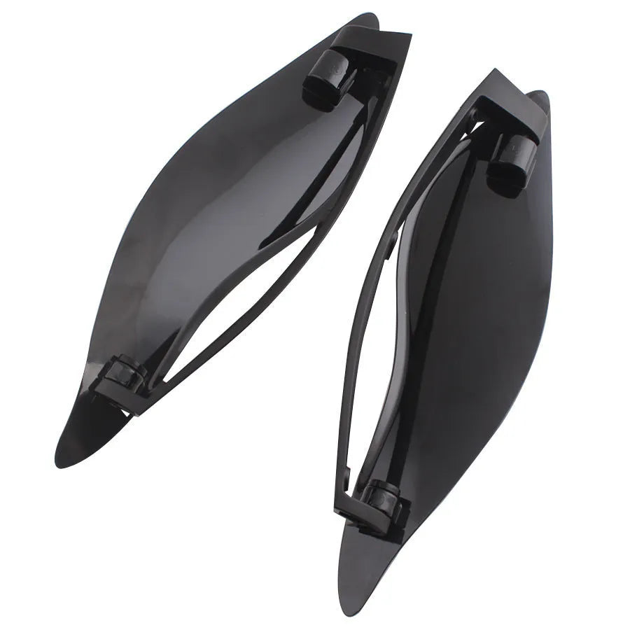 ABS windshield side wings for Harley three-wheel glide motorcycle in smoked colour