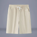 Chinese style solid colour cotton linen cropped pants for summer in multiple colour options