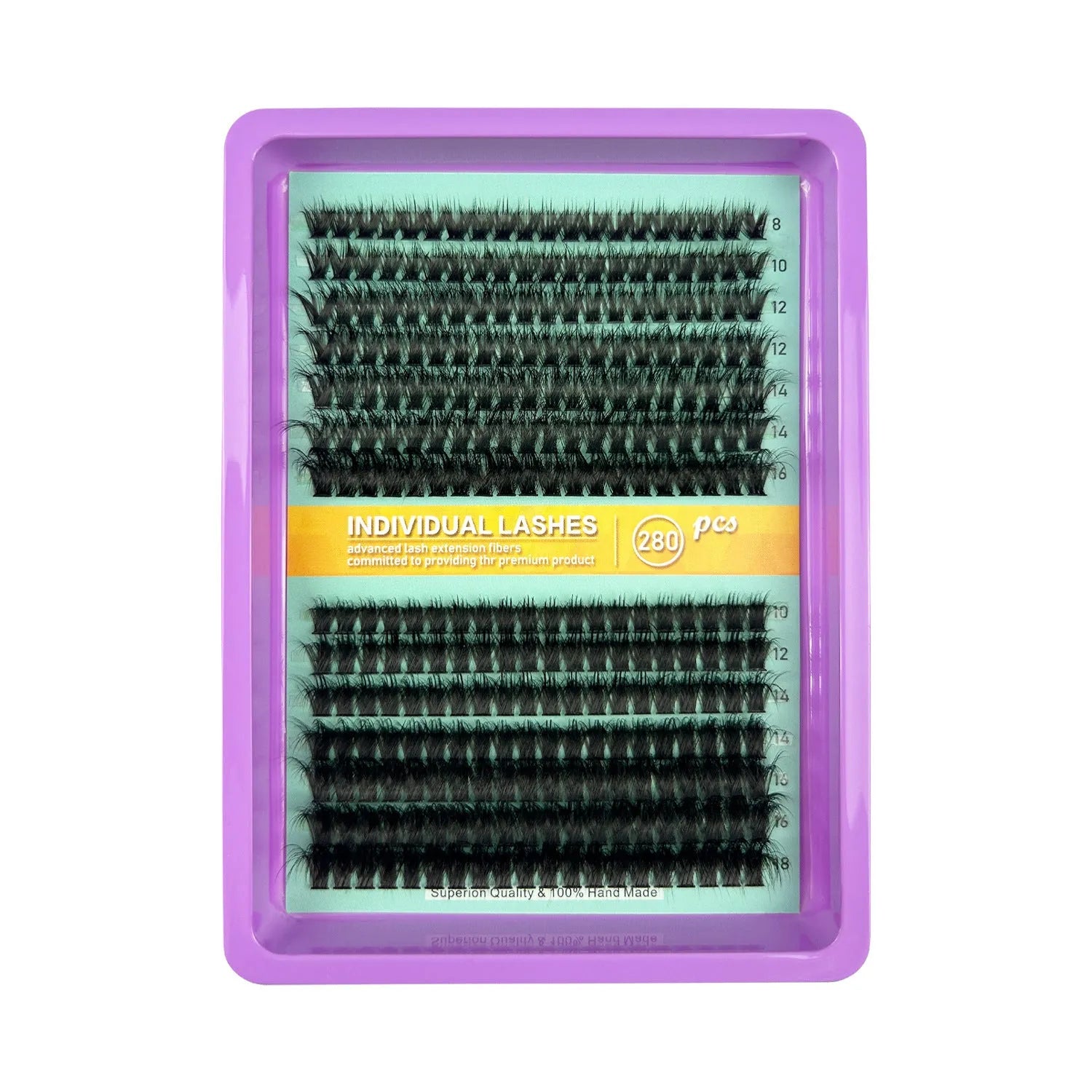 Box of mixed messy style false eyelashes with specifications ZHY-47, ZHY-51, ZHY-155, ZHY-56, and ZHY-78.