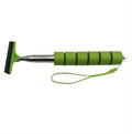 Car rearview mirror retractable wiper with stainless steel arm and rubber blade in multiple colours