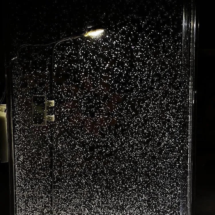 DIY magic snowy landscape night light kit with LED lights for Christmas and desktop decor.