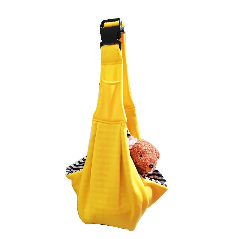 Folding cat carrier backpack with mesh panels shown in a selection of colours including black, blue and pink