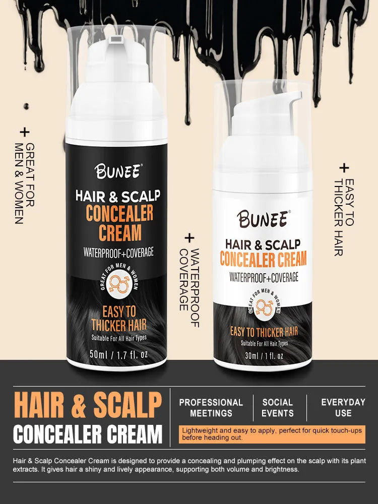 30 ml scalp concealer pomade for hair thinning coverage with coloured fibres